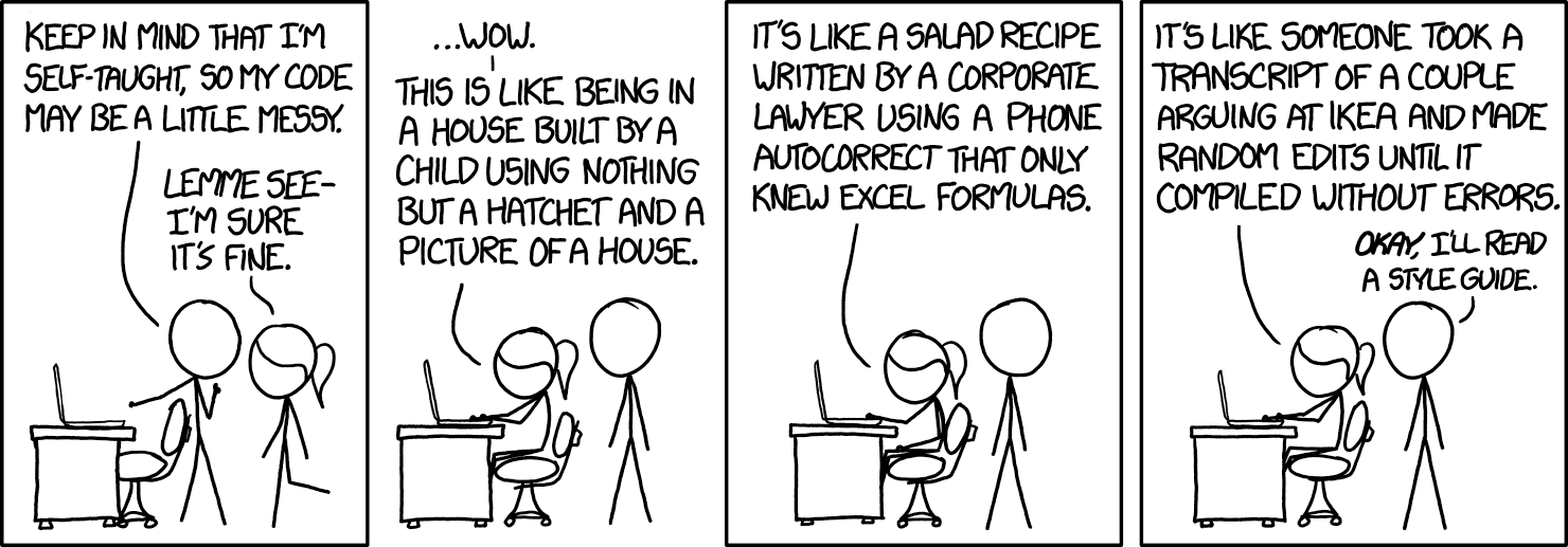 Code Quality - xkcd